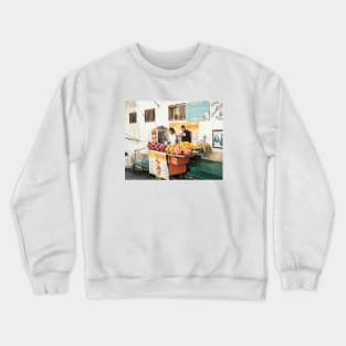 Israel, Safed. Fresh Squeezed Juice Stand Crewneck Sweatshirt